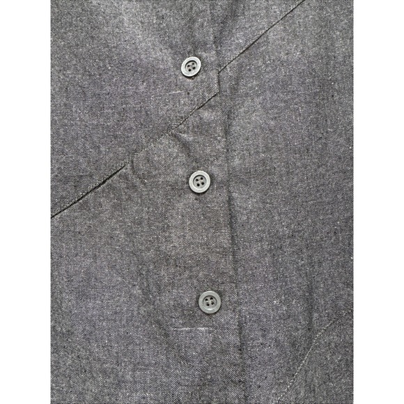 MSquare by Neetu Malik Tunic Size 1 Gray Asymmetrical Hem Lagenlook Women - Picture 2 of 10